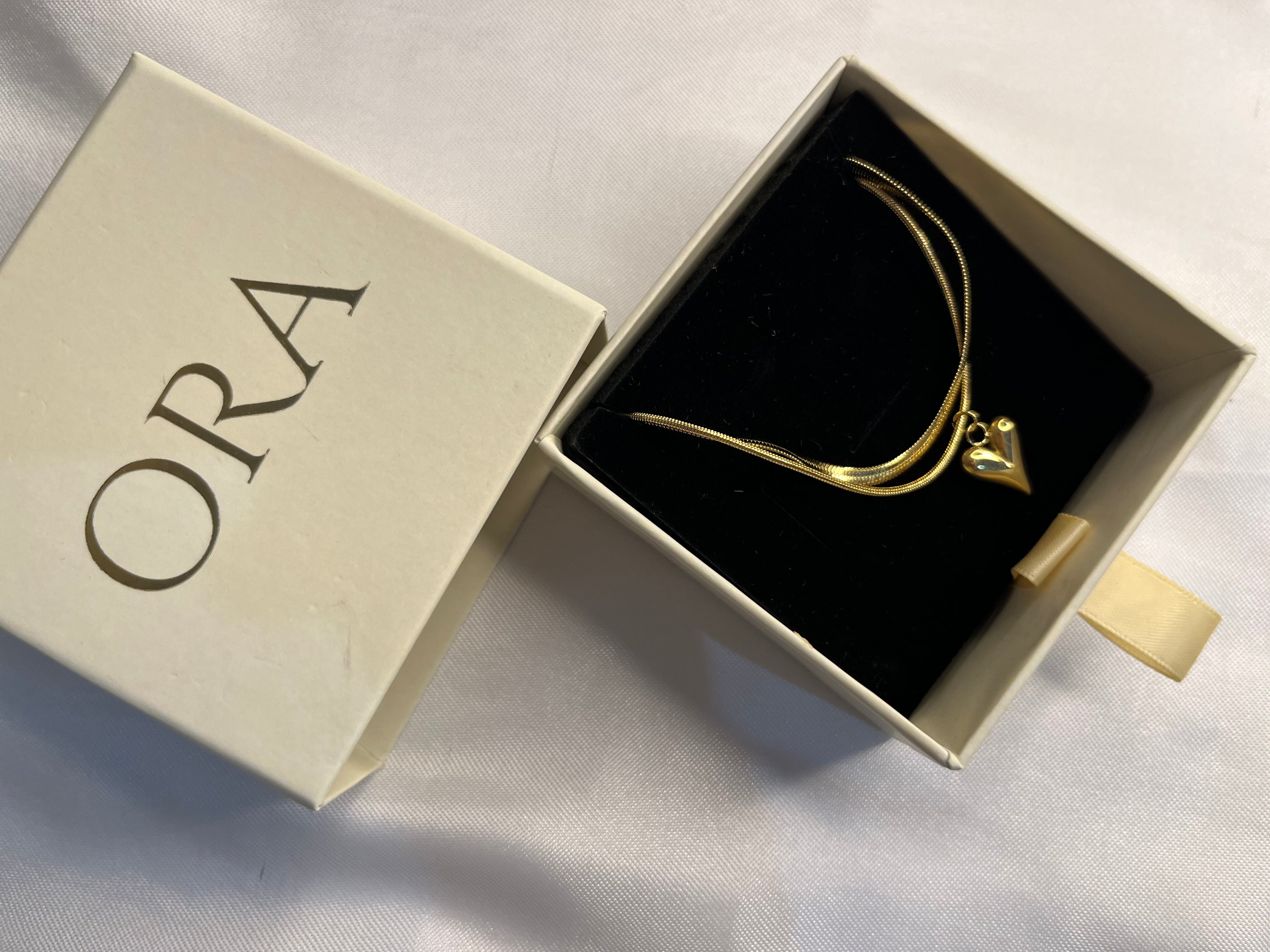 ORA DOUBLE LAYER HEART PENDANT - ORA