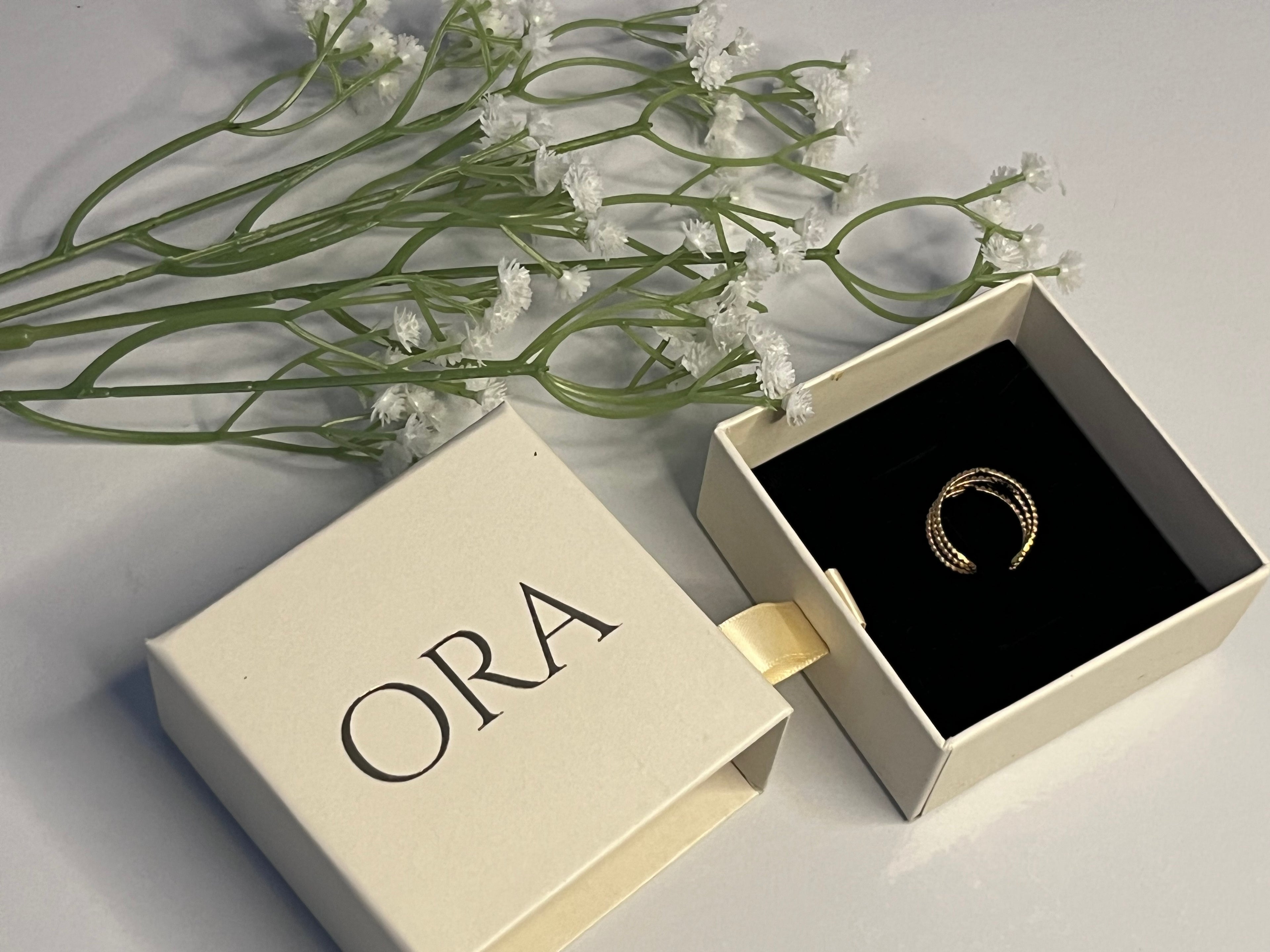 MOON STAR RING(anti tarnish) - ORA